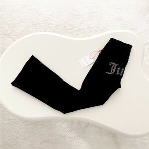 Juicy Couture Sport Iridescent Rhinestone Logo Legging